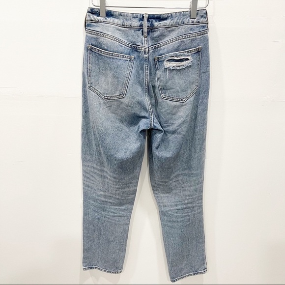 Pacsun Light Wash Distressed Mom Jeans Cotton - Picture 2 of 10